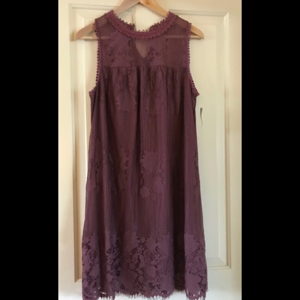 Xl burgundy lace dress